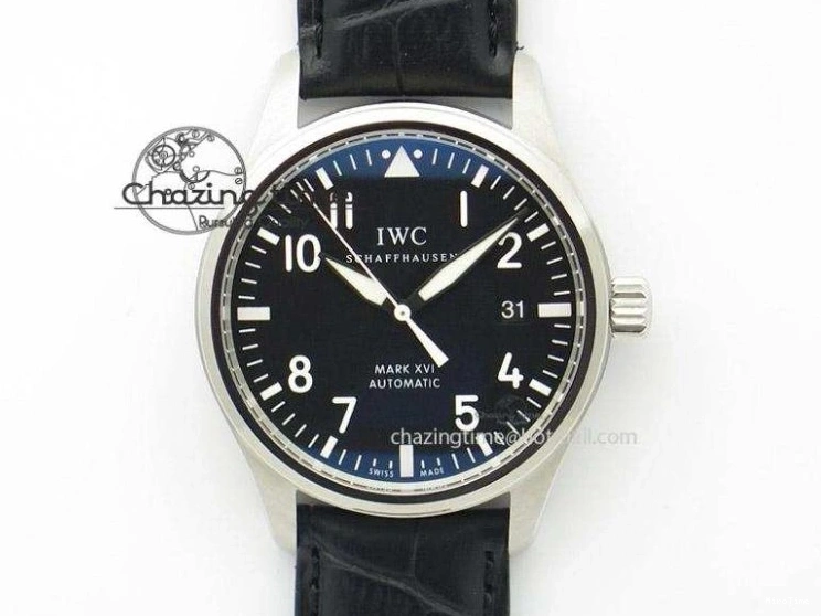 MIROTIME 0226 Pilot Mark XX IW328203 ZF 1:1 Best Edition Blue Dial on Dark Blue Leather Strap A Snug 7024